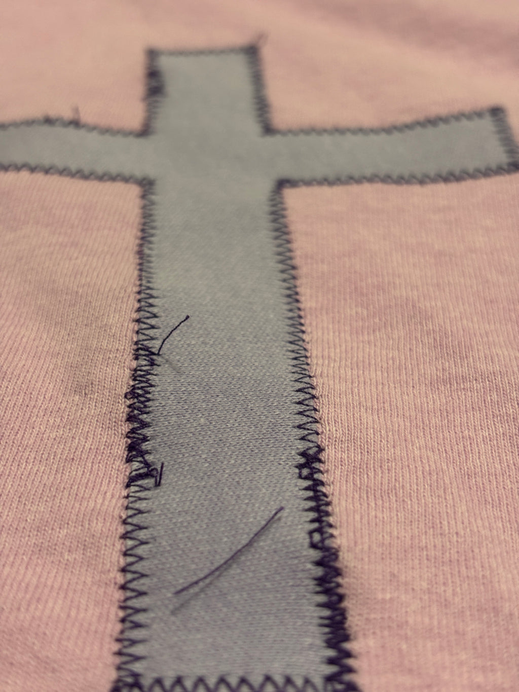 Purple Cross Crop Top