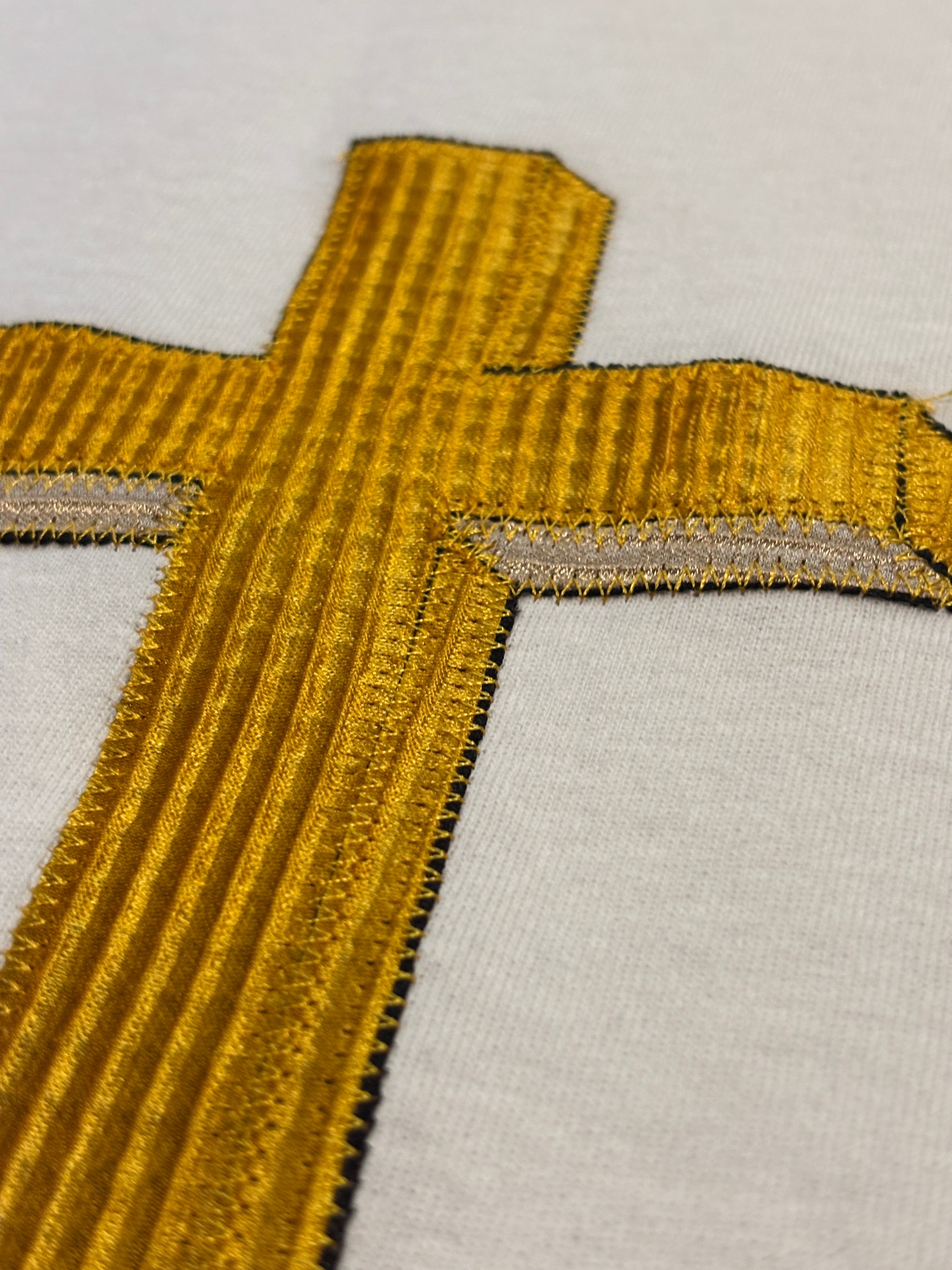 Cross (Gold/White)