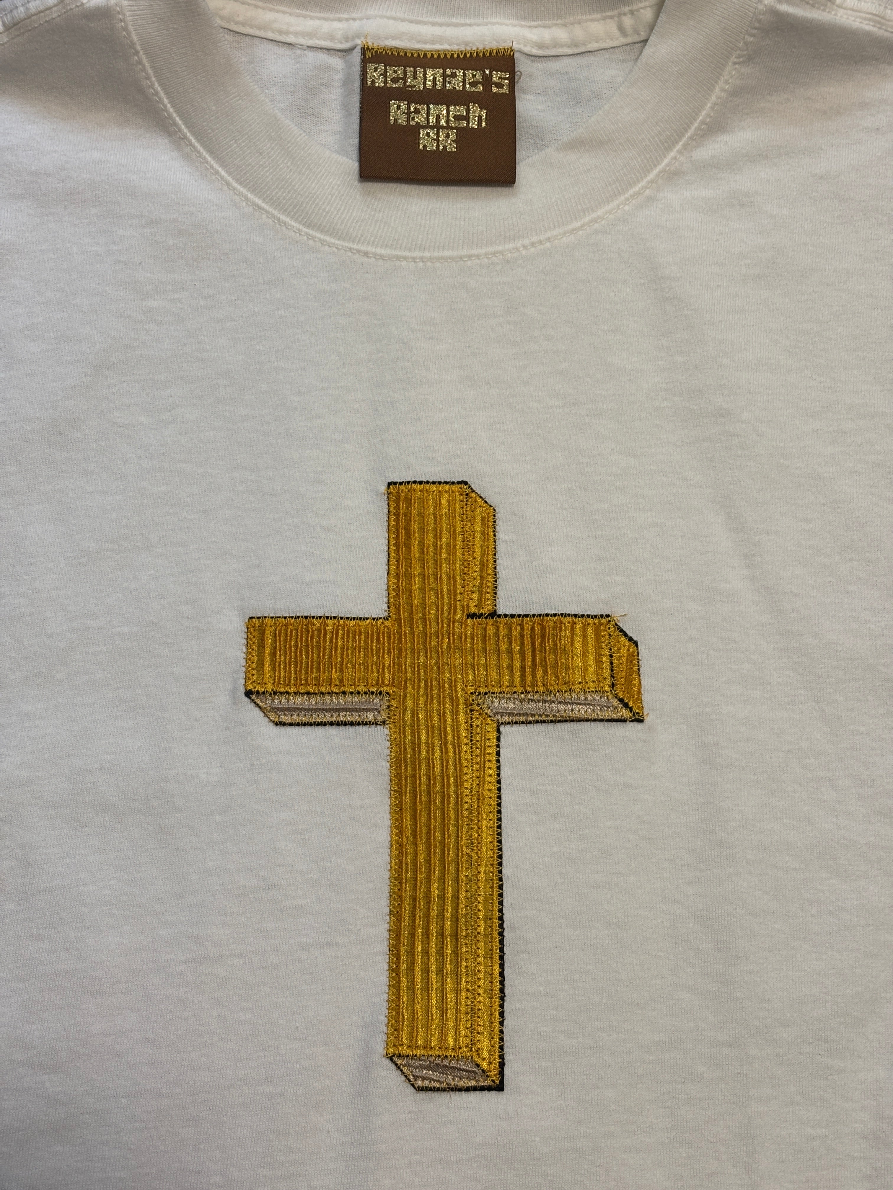 Cross (Gold/White)