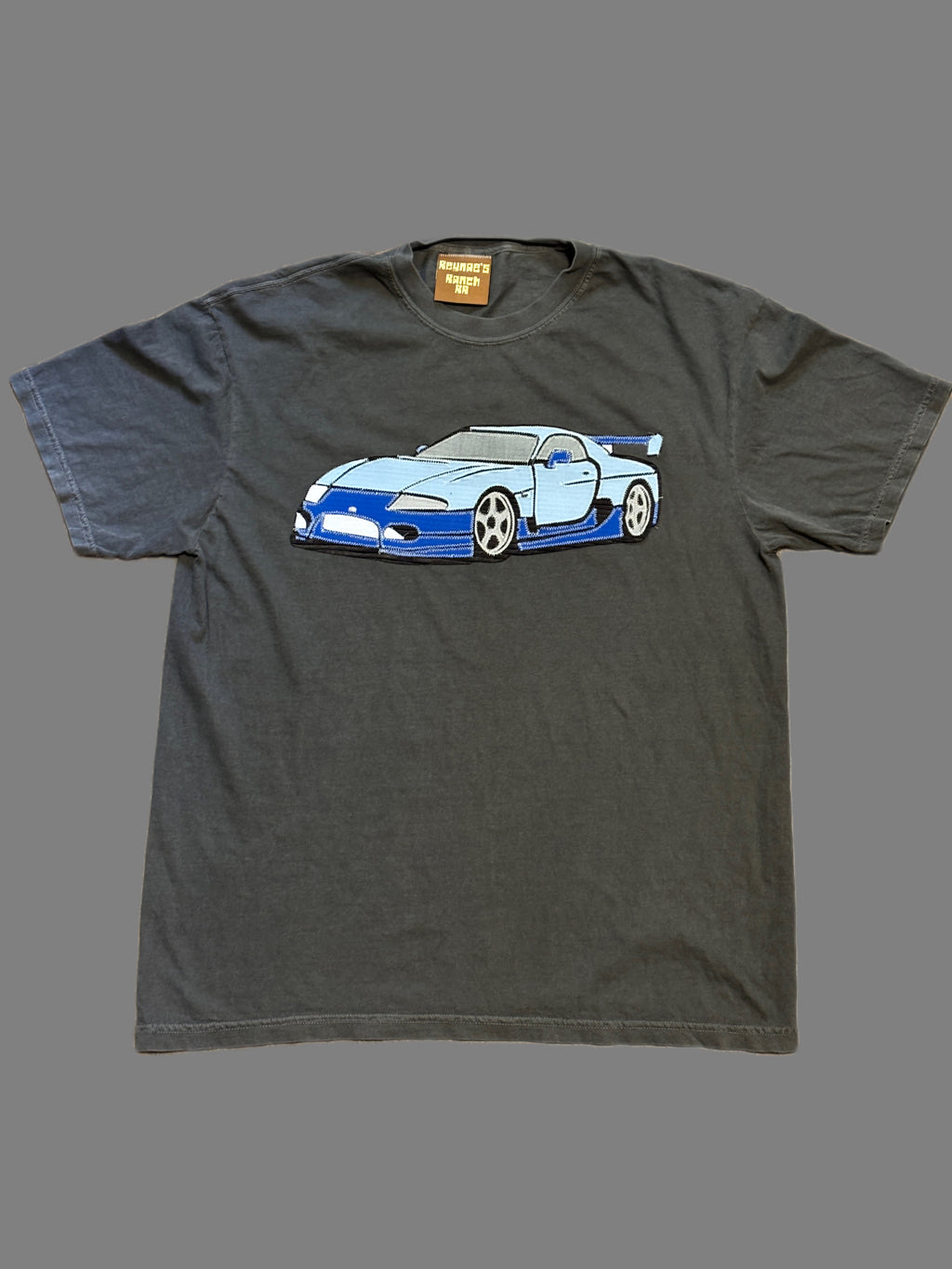 Blue Sports Car