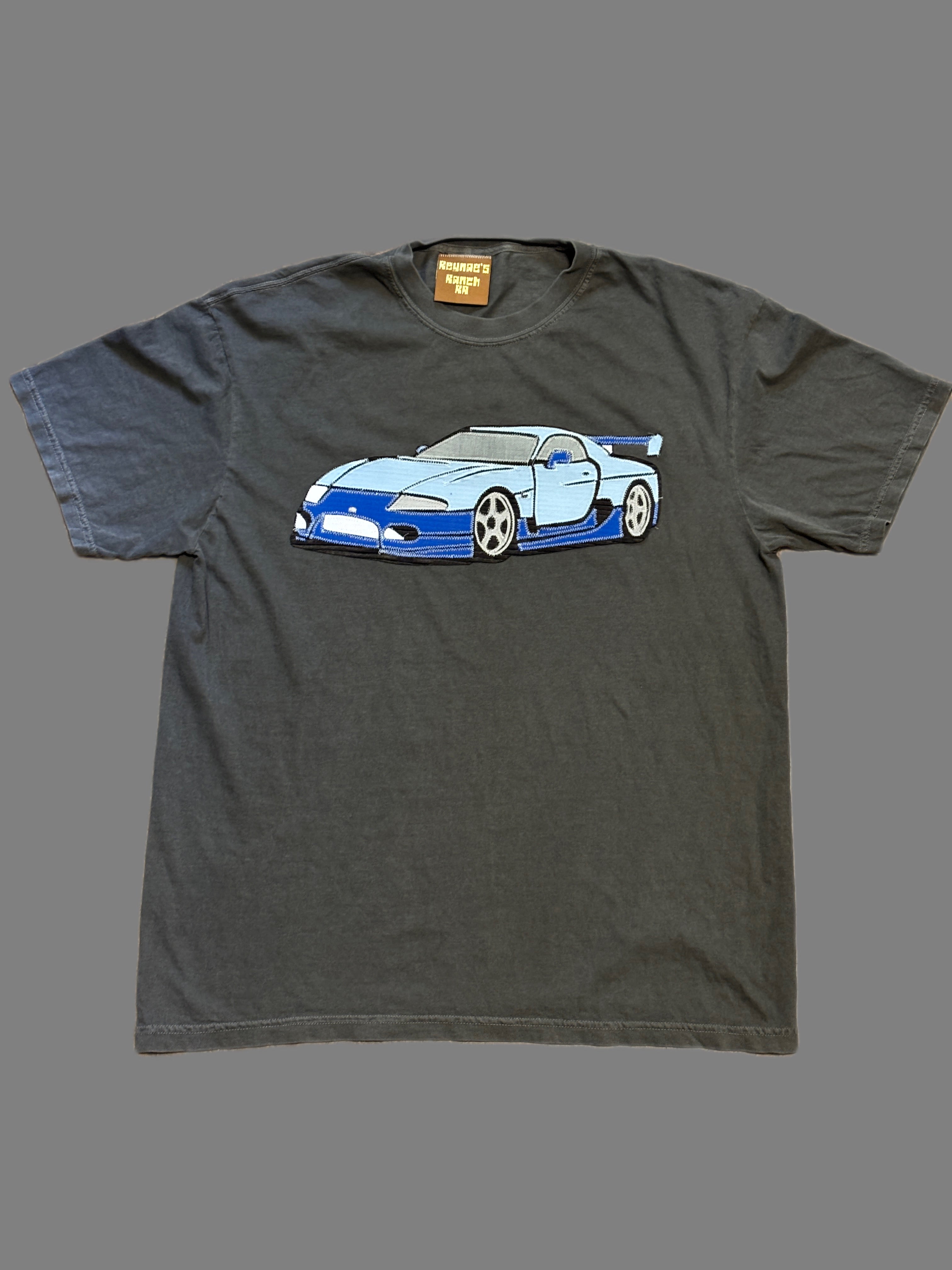 Blue Sports Car
