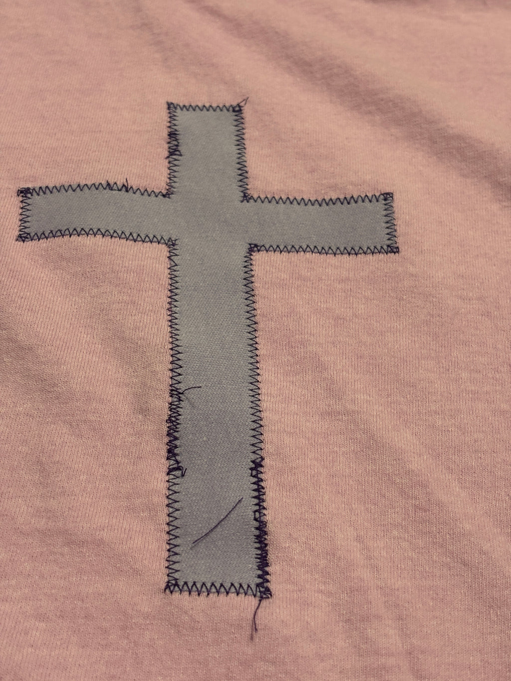 Purple Cross Crop Top