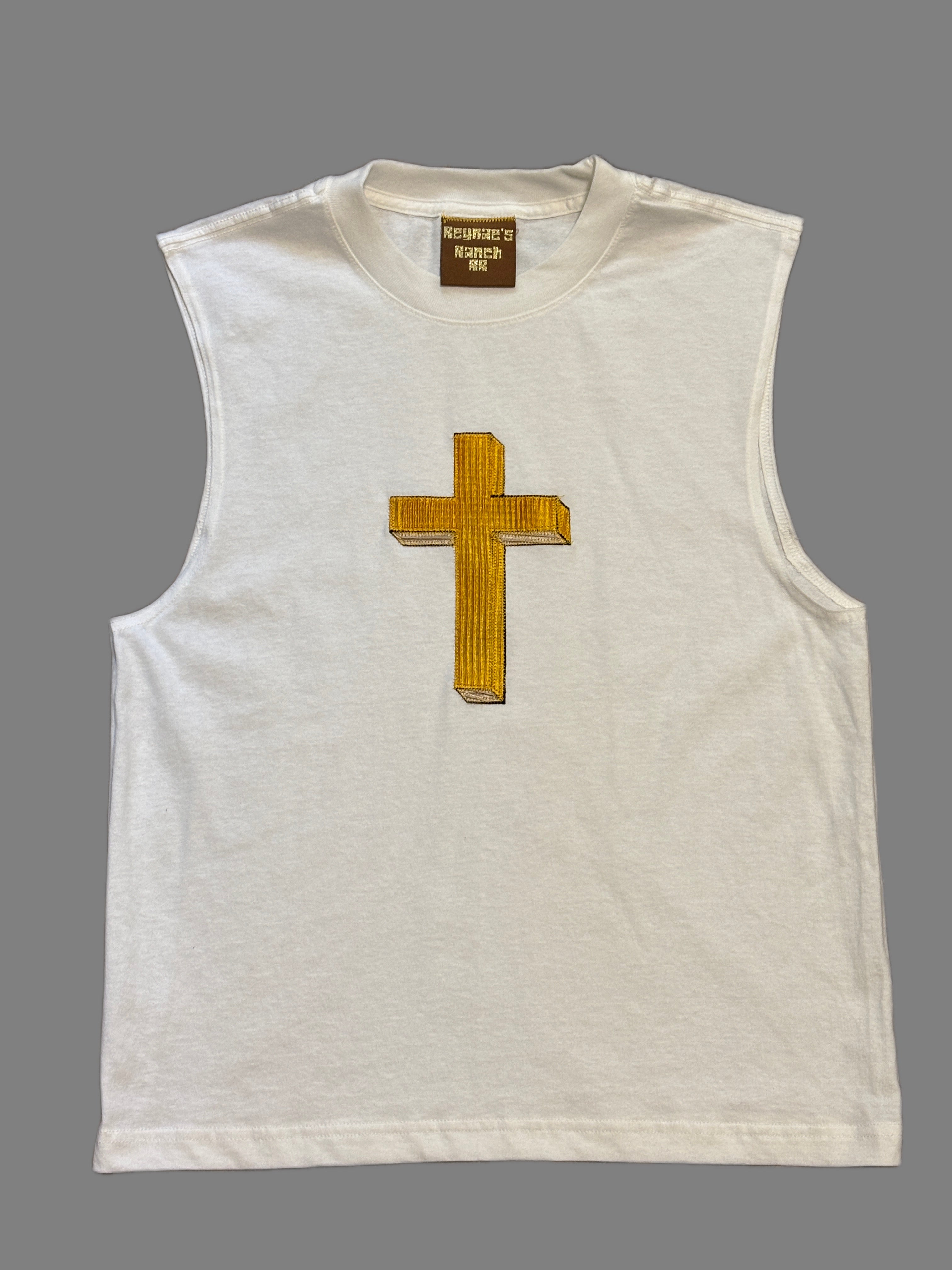 Cross (Gold/White)