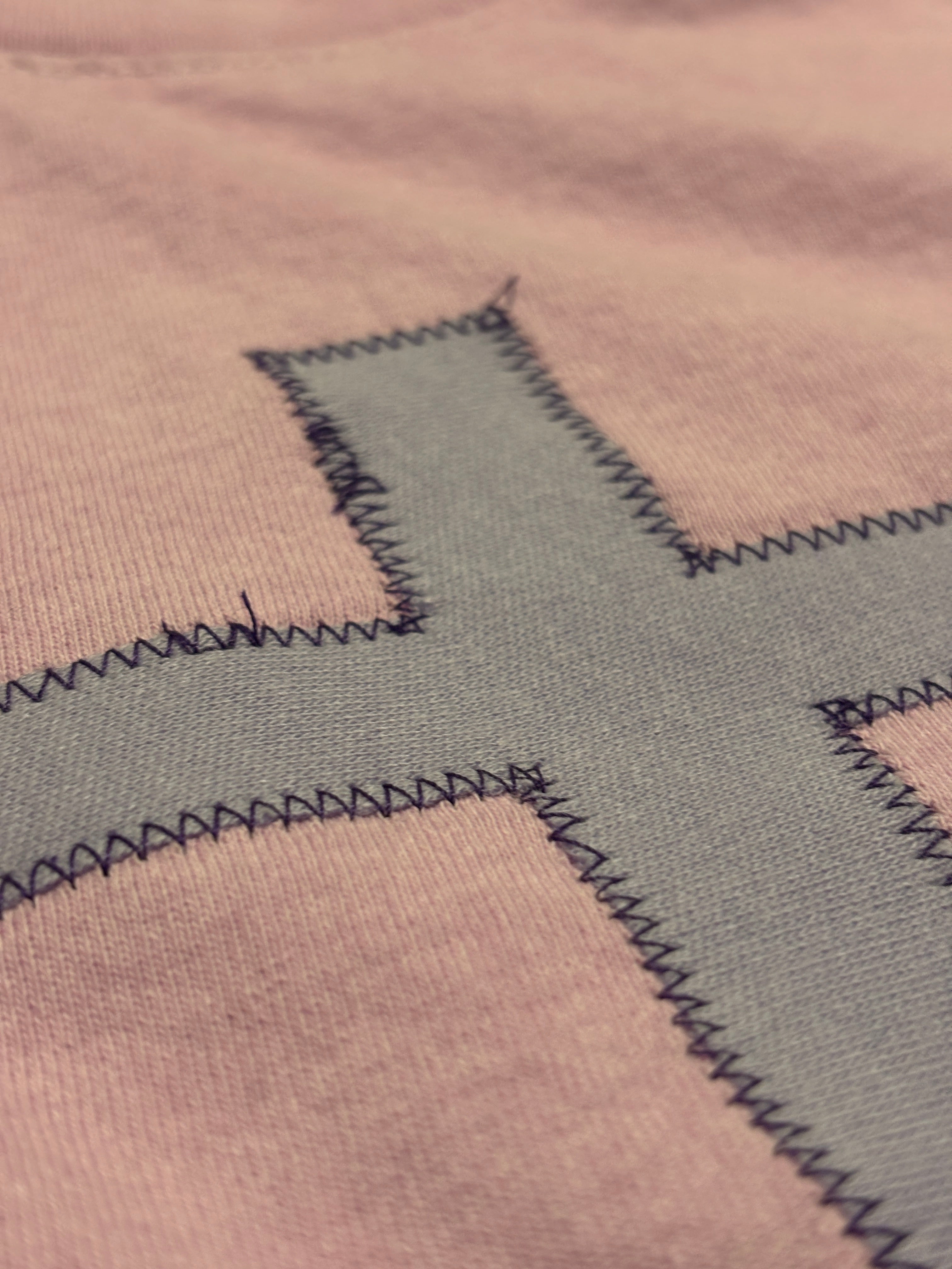 Purple Cross Crop Top